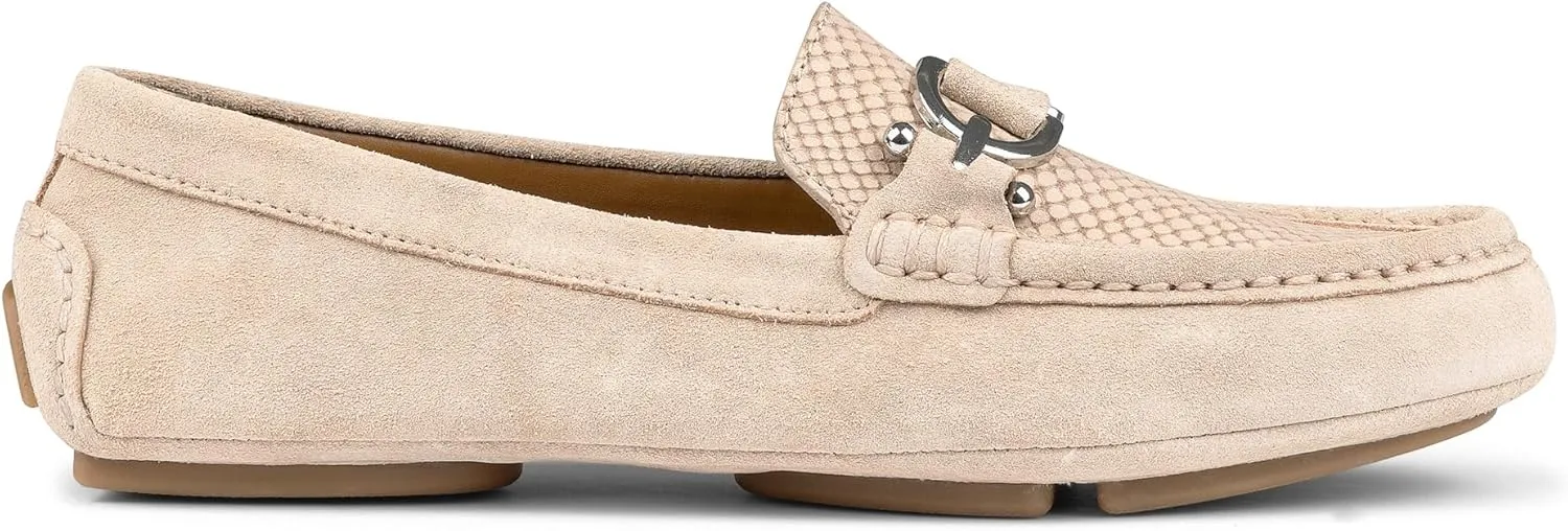 Donald Pliner Women’s Rayna Driving Style Loafer - 0.5” Heel, Driver Loafers for Women, Slip On Women’s Shoe
