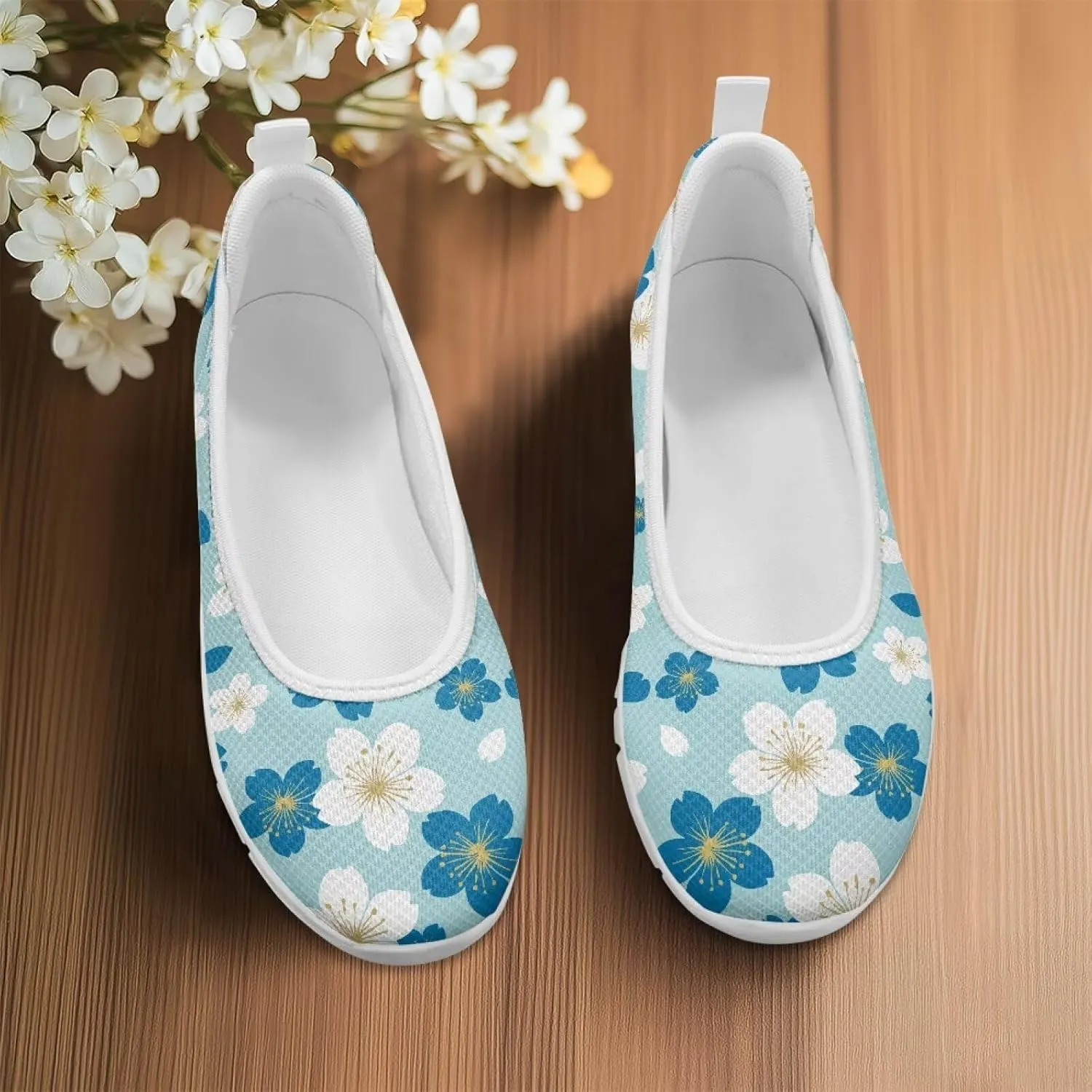 Doojoayie Womens Slip On Loafers with Arch Support Flat Shoes for Work Comfortable