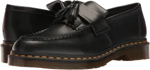 Dr. Martens Men's Adrian Tassel Loafer, Black Smooth