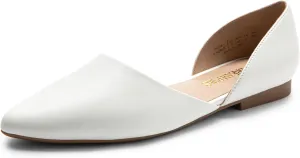 DREAM PAIRS Women's Elegant Dressy Flats Shoes Pointed Toe Casual Comfort Slip on Walking Flats for Women