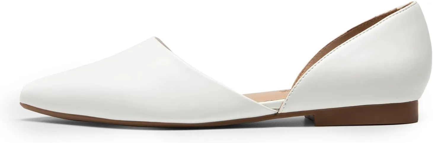 DREAM PAIRS Women's Elegant Dressy Flats Shoes Pointed Toe Casual Comfort Slip on Walking Flats for Women