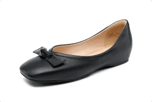 DREAM PAIRS Women's Low Wedge Dressy Flats, Comfortable Square Toe Rhinestone Wedding Shoes