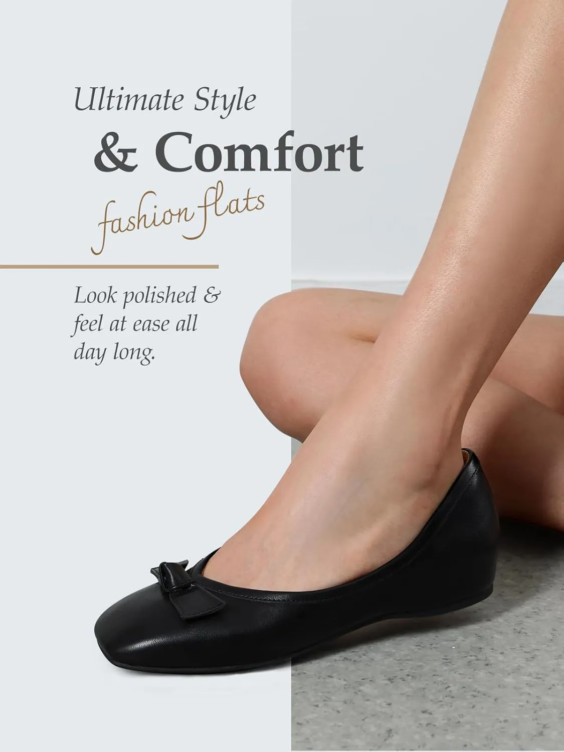 DREAM PAIRS Women's Low Wedge Dressy Flats, Comfortable Square Toe Rhinestone Wedding Shoes