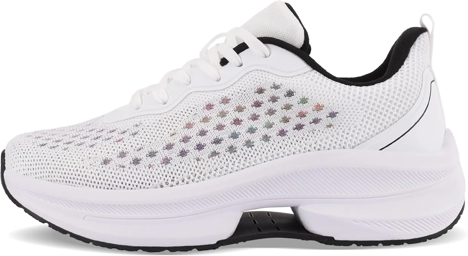 Dresofu Women's Casual Breathable Walking Non-Slip Shoes Platform Lightweight Jogging Tennis Sneakers
