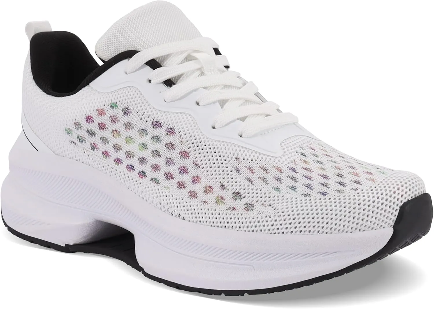 Dresofu Women's Casual Breathable Walking Non-Slip Shoes Platform Lightweight Jogging Tennis Sneakers