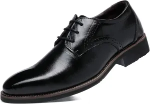 Dress Shoes for Men Fashion Mens Oxford Leather Lace up Classic Modern Business Formal Wedding Shoes