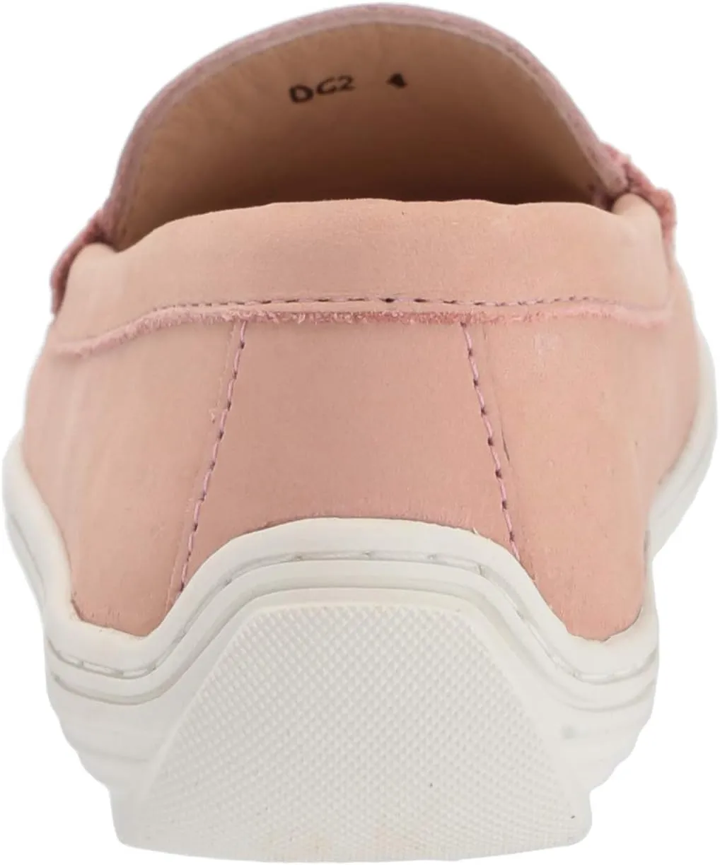 Driver Club USA Unisex-Child Leather Casual Comfort Slip on Moccasin Penny Loafer Driving Style