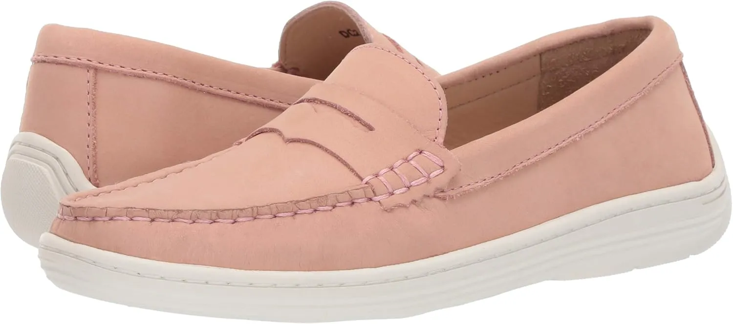Driver Club USA Unisex-Child Leather Casual Comfort Slip on Moccasin Penny Loafer Driving Style