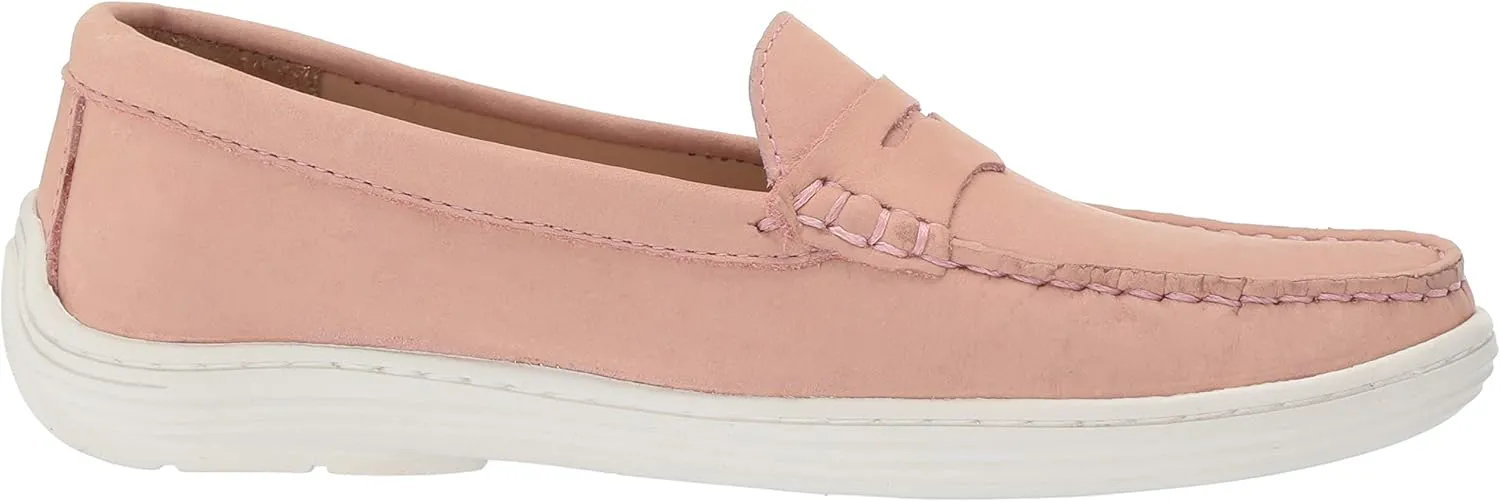 Driver Club USA Unisex-Child Leather Casual Comfort Slip on Moccasin Penny Loafer Driving Style