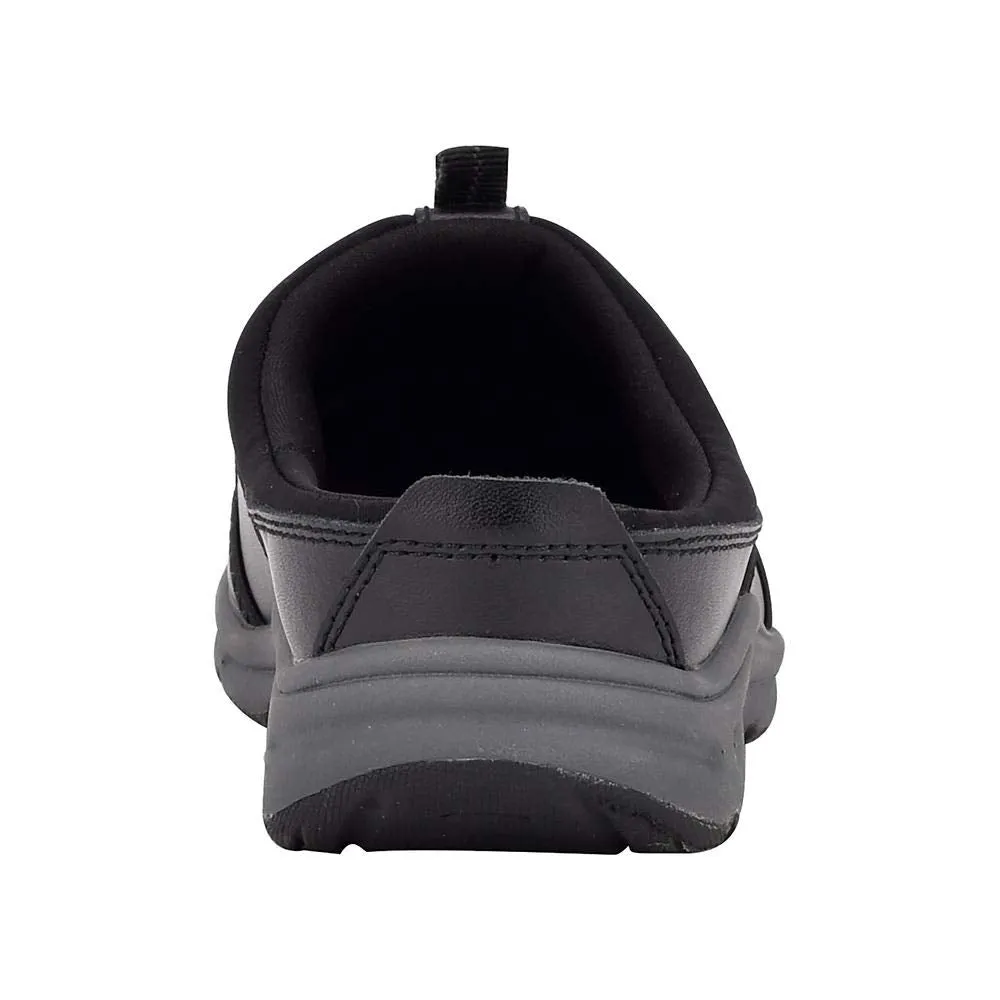 Easy Spirit Women's Argyle Mule, Black 001, 6.5 Wide