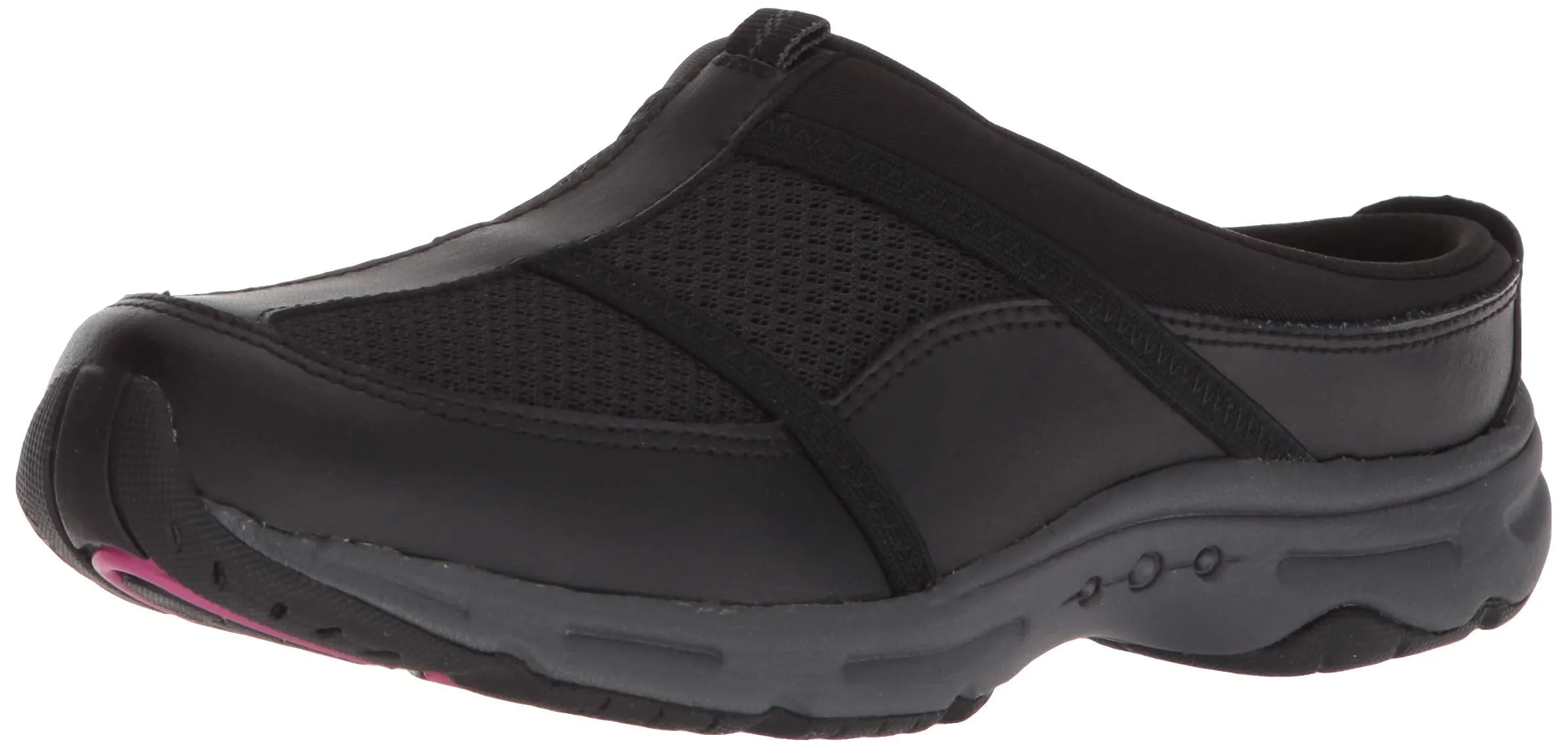 Easy Spirit Women's Argyle Mule, Black 001, 6.5 Wide