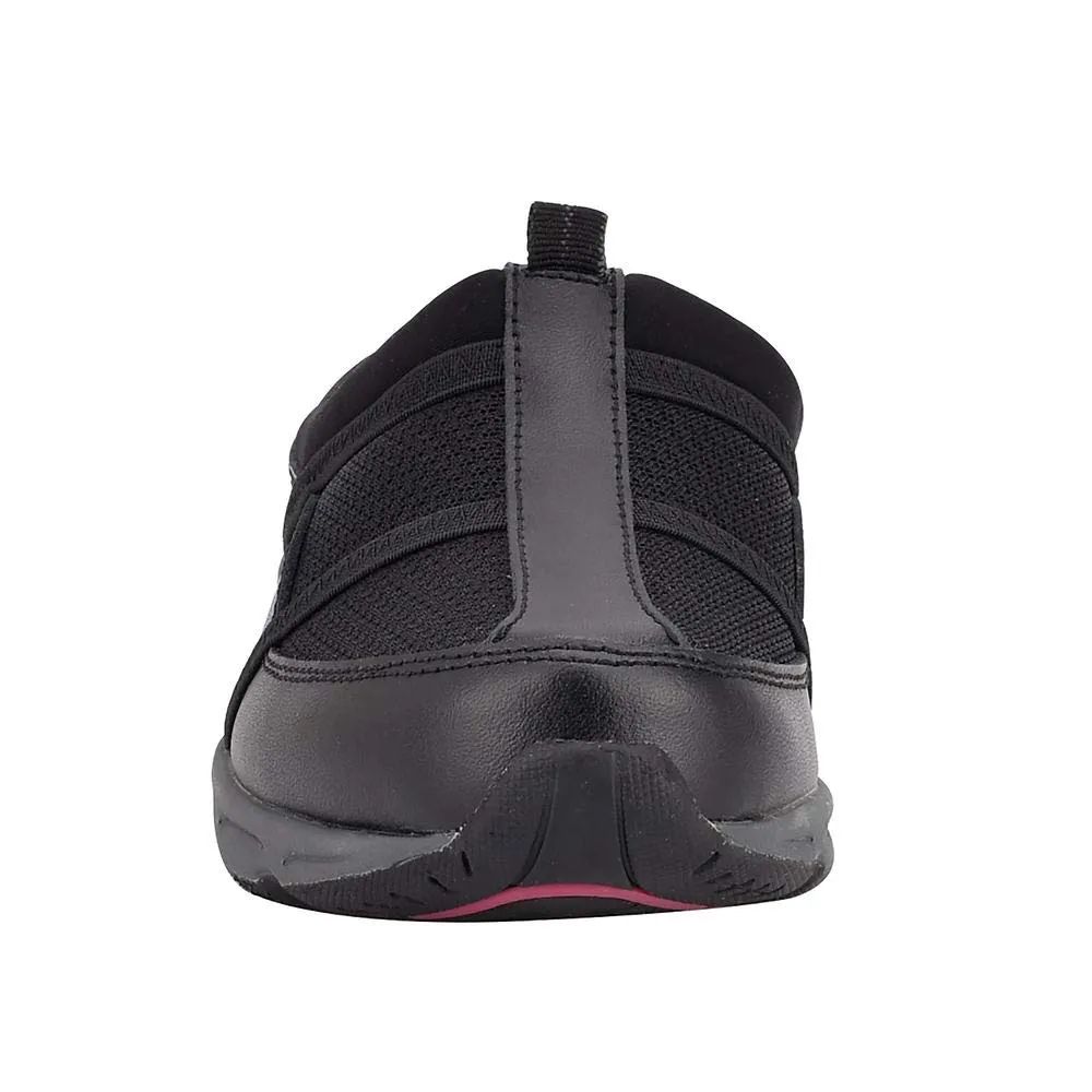 Easy Spirit Women's Argyle Mule, Black 001, 6.5 Wide