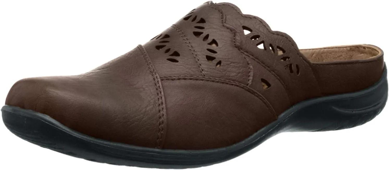Easy Street Women's Forever Mule, Tan, 8.5 X-Wide