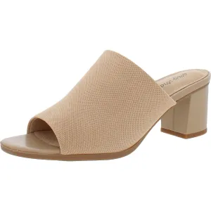 Easy Street Women's Mule, Natural Stretch Fabric, 6.5