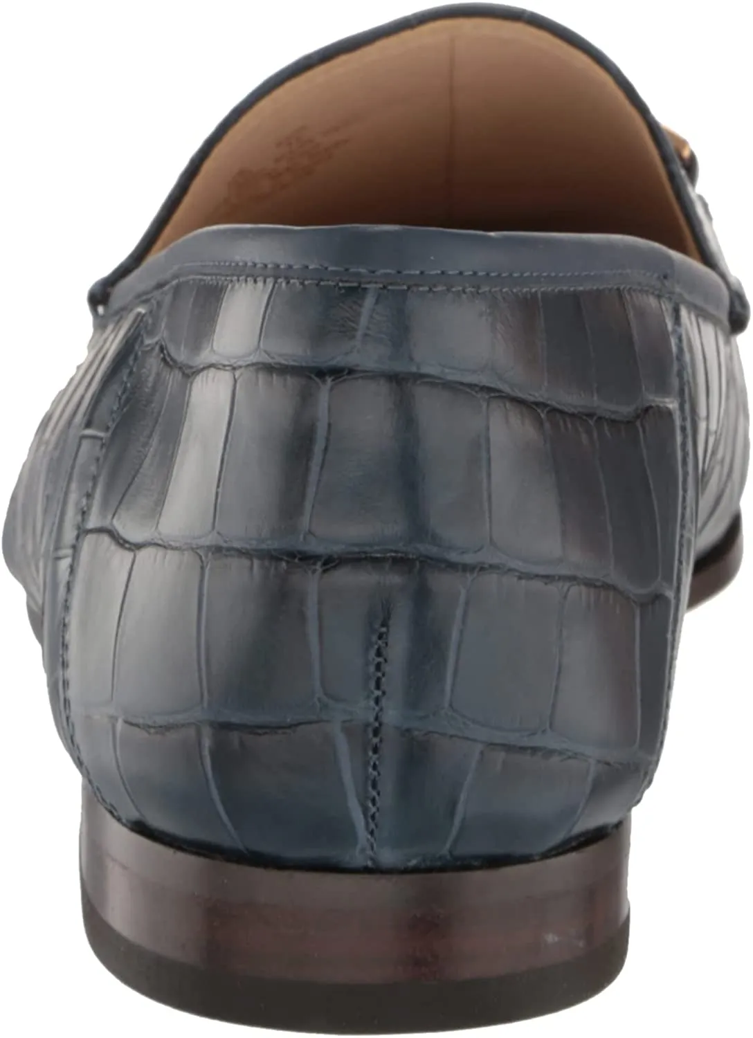 Edelman Fashion Loraine On Sam Almond Slip Loafers High-tech Heavy-duty Navy Toe Stacked Pacific Heel