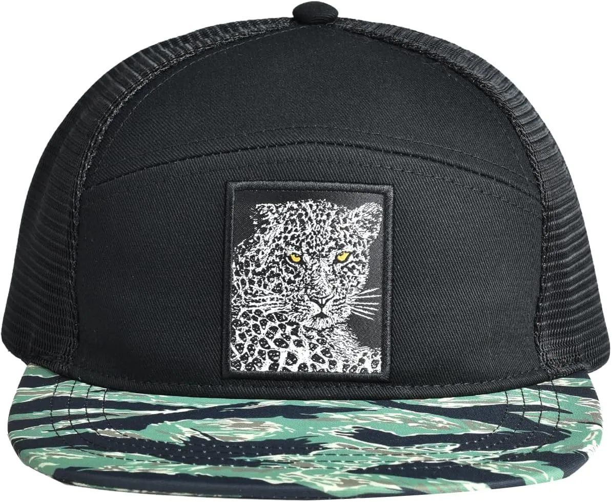 EDTREK Outdoorsman Pro 7-Panel Flat Brim Snapback Hat