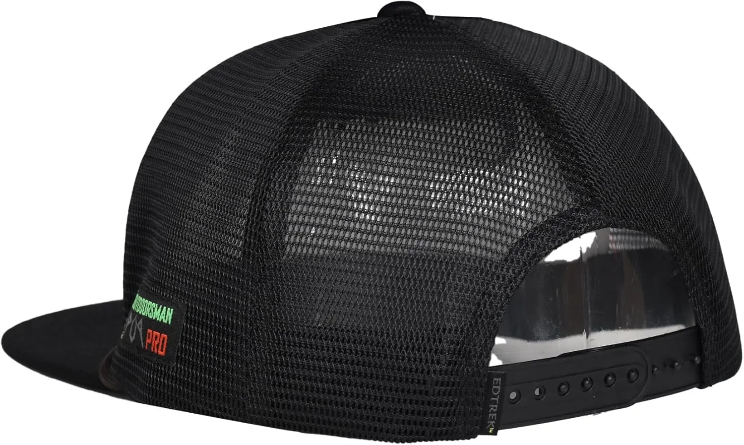 EDTREK Outdoorsman Pro Trucker Breathable Mesh Performance Cap - Flat Brim Snapback Hat
