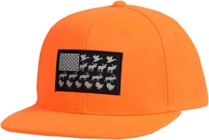 EDTREK Performance Outdoorsman Snapback Truck Hat with Flat Brim - Unique Animal Embroidery