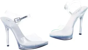 Ellie Shoes Women's 502 Brook Clear Dress Sandal