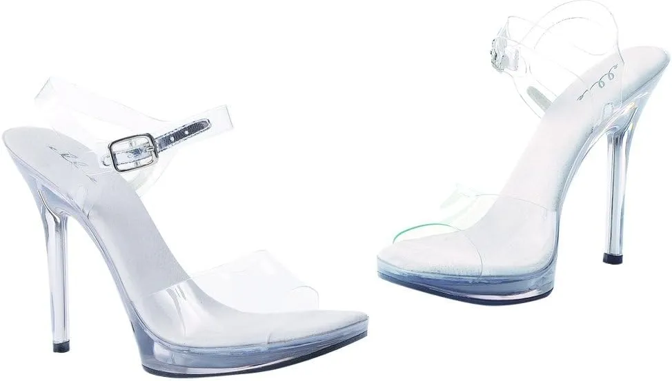 Ellie Shoes Women's 502 Brook Clear Dress Sandal