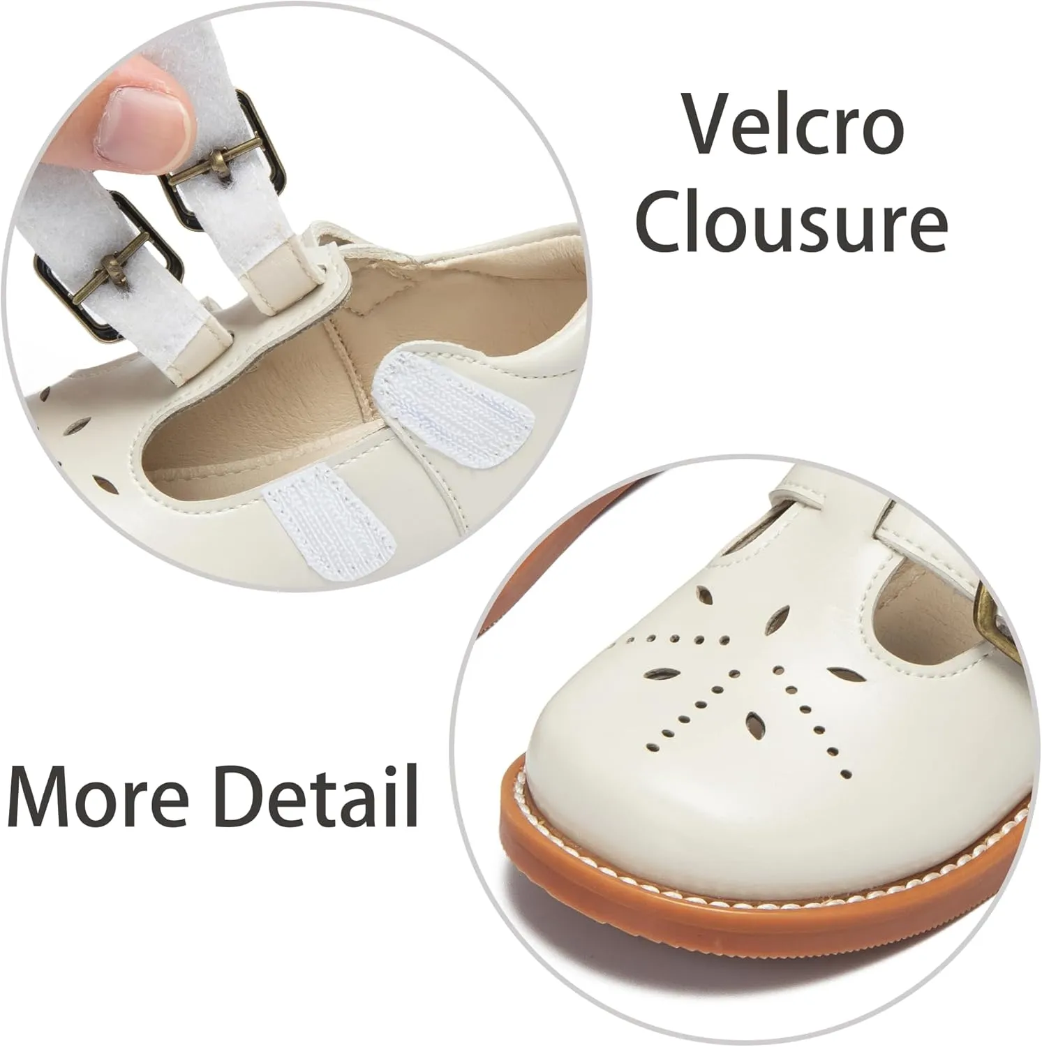 ESTINE Toddler Girl Mary Jane Dress Shoes-Girls School Uniform Oxford for Wedding Party