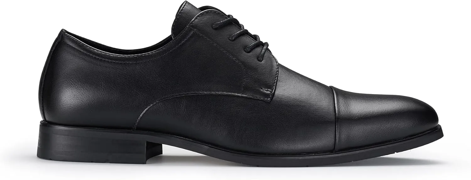 Ferro Aldo Alvin MFA19696 Men's Plain Square-Toe Derby Dress Shoes