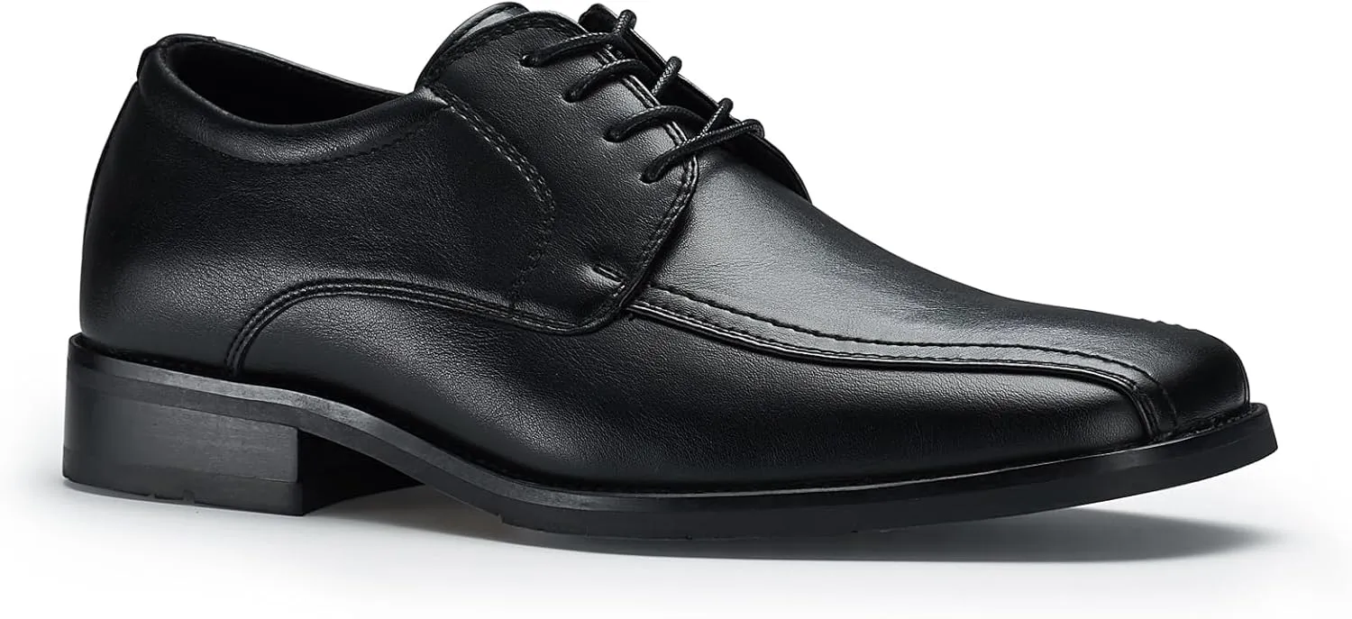 Ferro Aldo Alvin MFA19696 Men's Plain Square-Toe Derby Dress Shoes