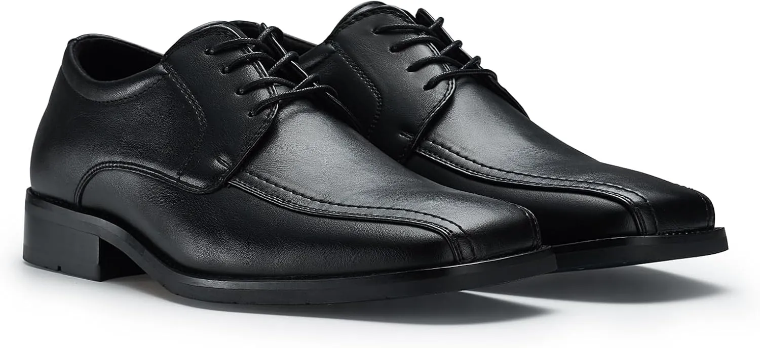 Ferro Aldo Alvin MFA19696 Men's Plain Square-Toe Derby Dress Shoes