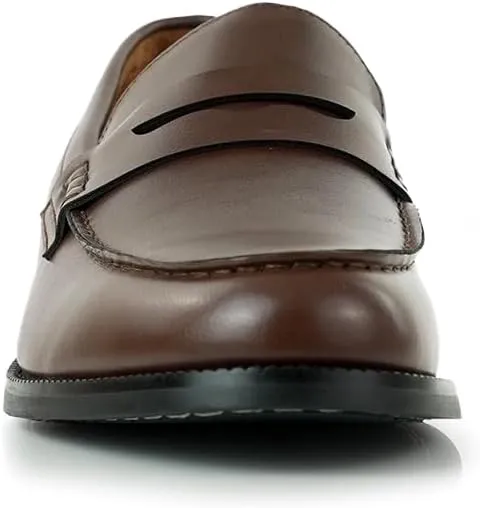 Ferro Aldo Dylan MFA19671 Classic Moc-Toe Penny Loafers for Men