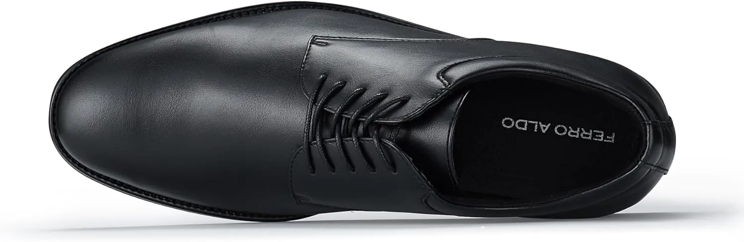 Ferro Aldo Men's Classic Round-Toe Fashion Derby Dress Shoes