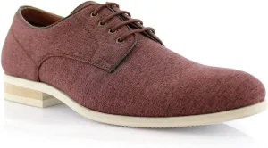 Ferro Aldo Men's Classic Round-Toe Fashion Derby Dress Shoes