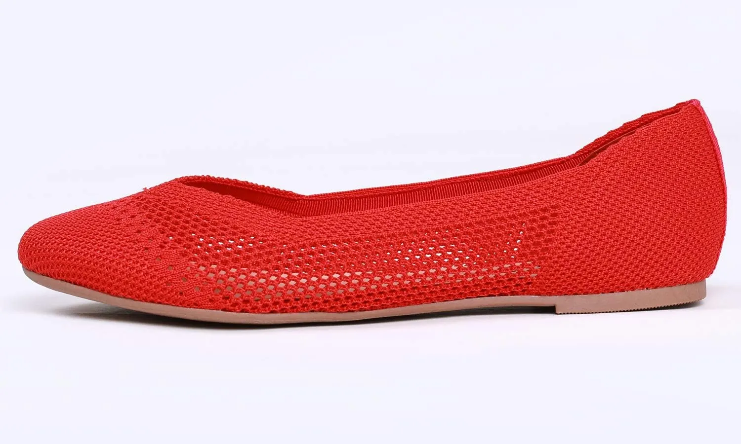 Feversole Women's Woven Fashion Breathable Knit Flat Shoes
