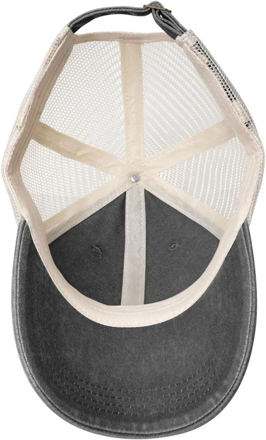 Flag of New Mexico Black Printed Baseball Cap with Breathable mesh Back Brim | Adjustable Buckle