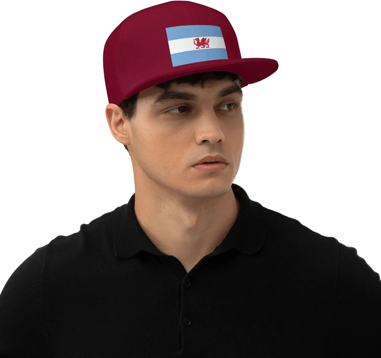 Flag of The Welsh Colony in Patagonia Baseball Cap for Men Women Snapback Hat Adjustable Flat Bill Hats