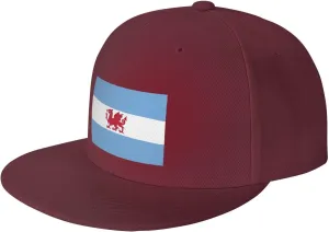 Flag of The Welsh Colony in Patagonia Baseball Cap for Men Women Snapback Hat Adjustable Flat Bill Hats