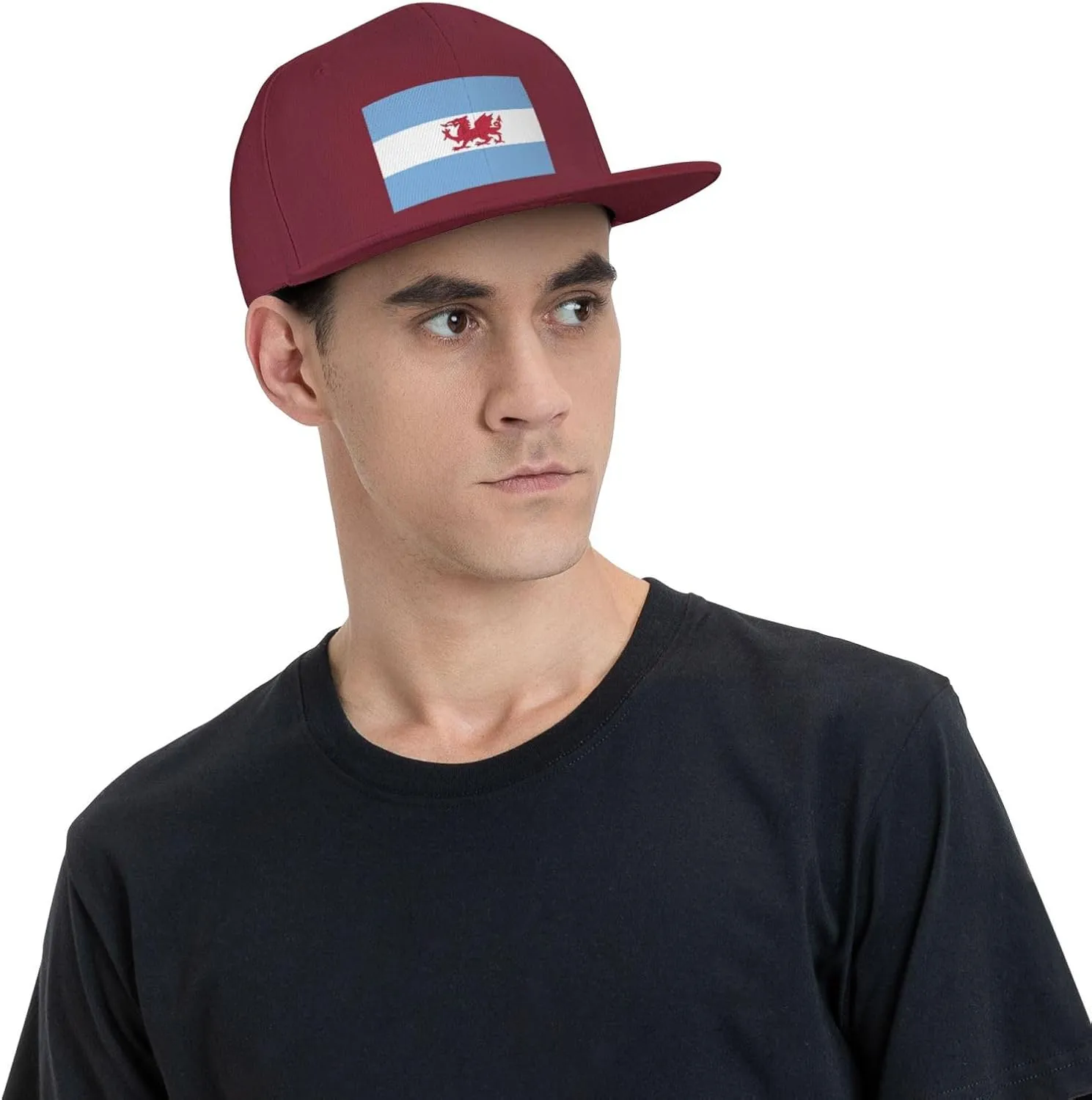 Flag of The Welsh Colony in Patagonia Baseball Cap for Men Women Snapback Hat Adjustable Flat Bill Hats