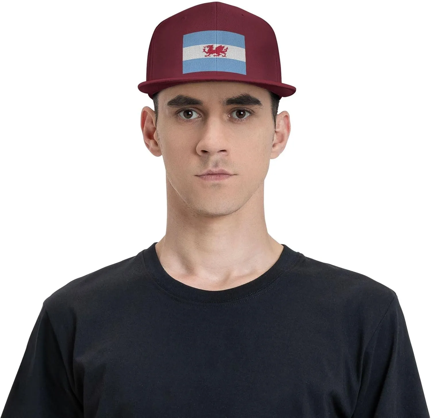 Flag of The Welsh Colony in Patagonia Baseball Cap for Men Women Snapback Hat Adjustable Flat Bill Hats