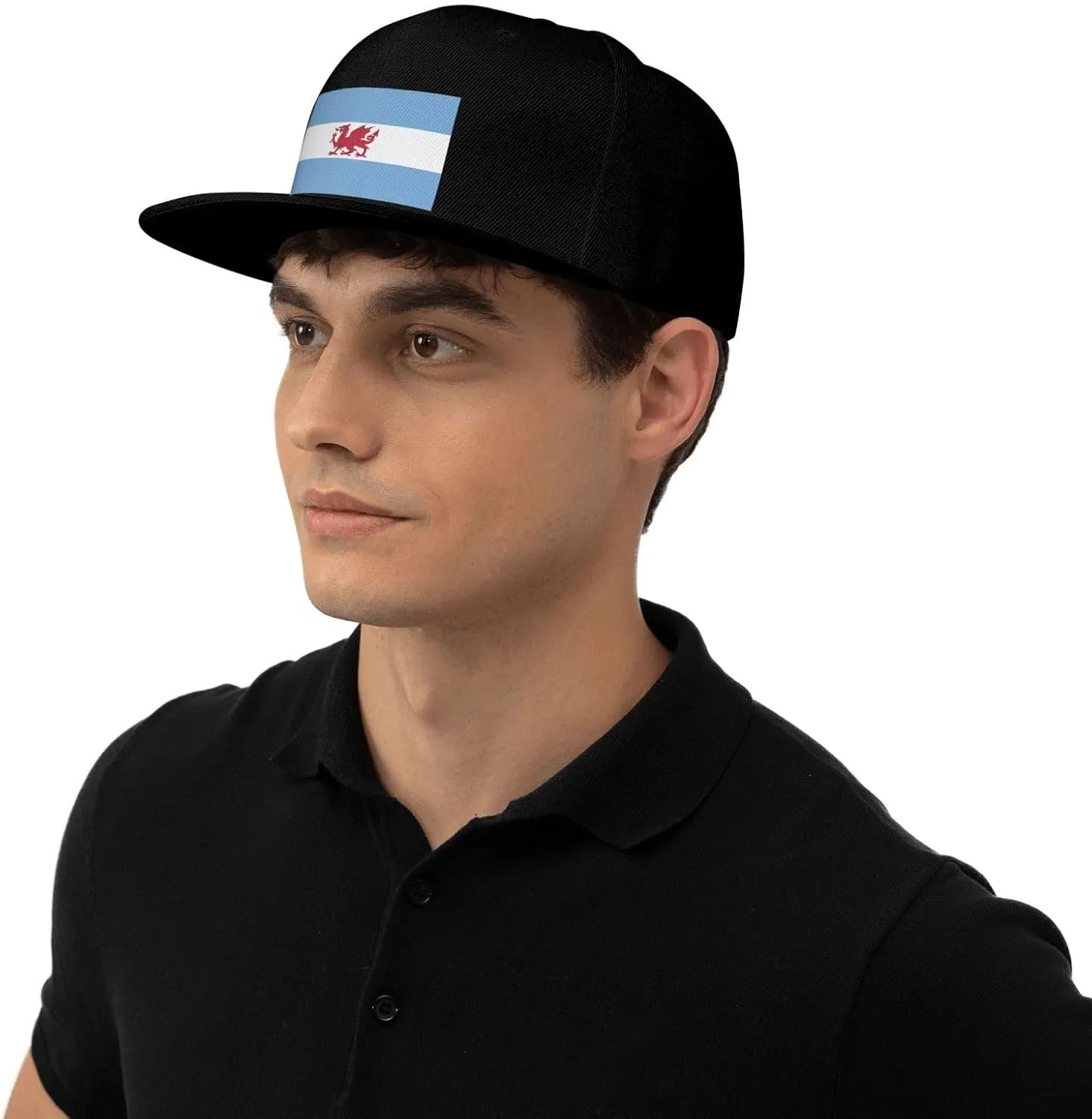 Flag of The Welsh Colony in Patagonia Baseball Cap for Men Women Snapback Hat Trucker Flat Bill Caps Sun Hat