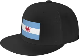Flag of The Welsh Colony in Patagonia Baseball Cap for Men Women Snapback Hat Trucker Flat Bill Caps Sun Hat