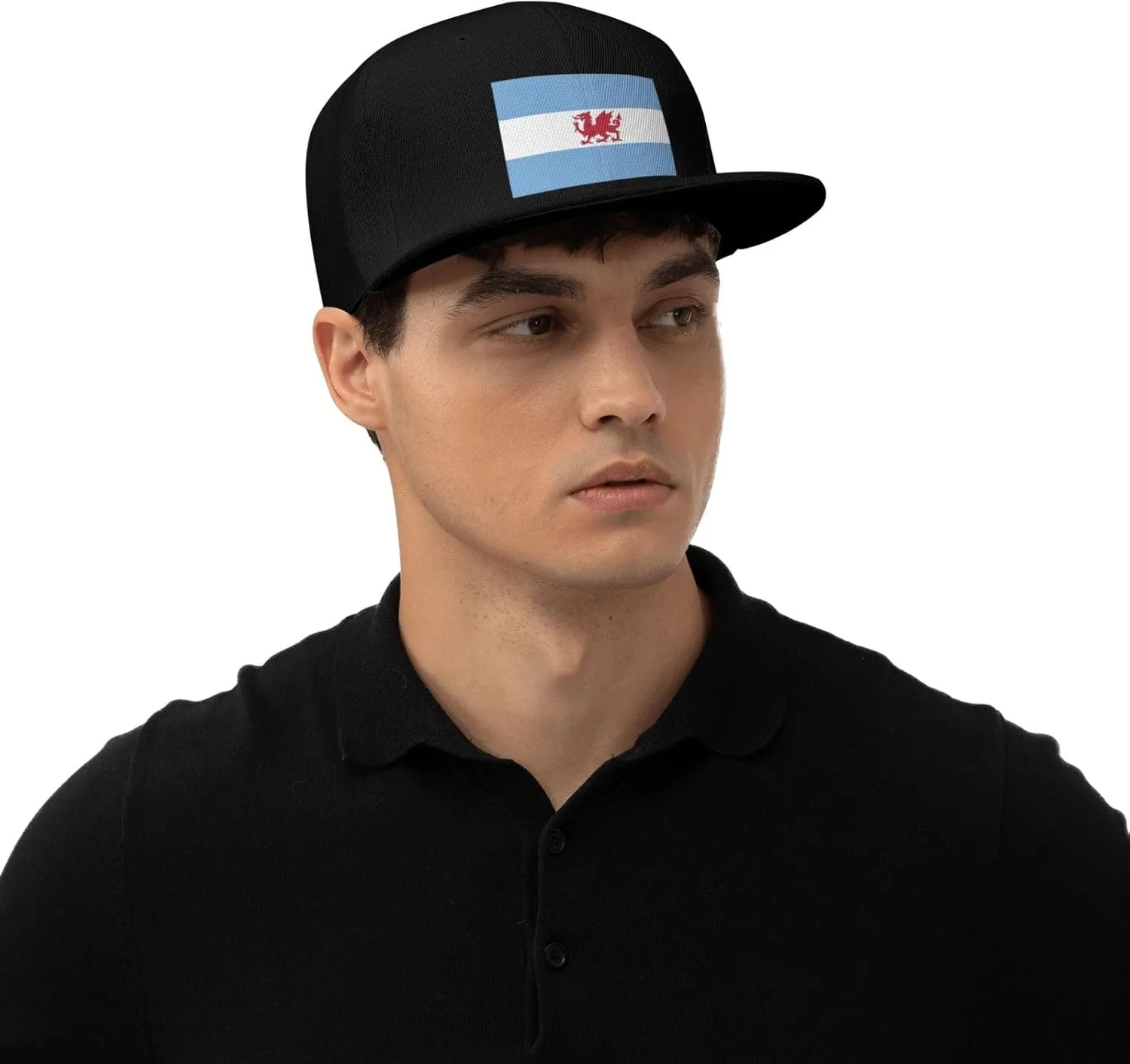 Flag of The Welsh Colony in Patagonia Baseball Cap for Men Women Snapback Hat Trucker Flat Bill Caps Sun Hat