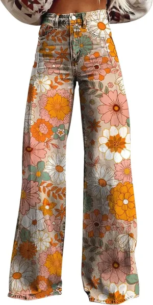 Flare Jeans for Woman Sweatpants That Look Like Jeans Vintage Pant High Waisted Jean Y2K Street Fashion Wide Leg Denim Pant