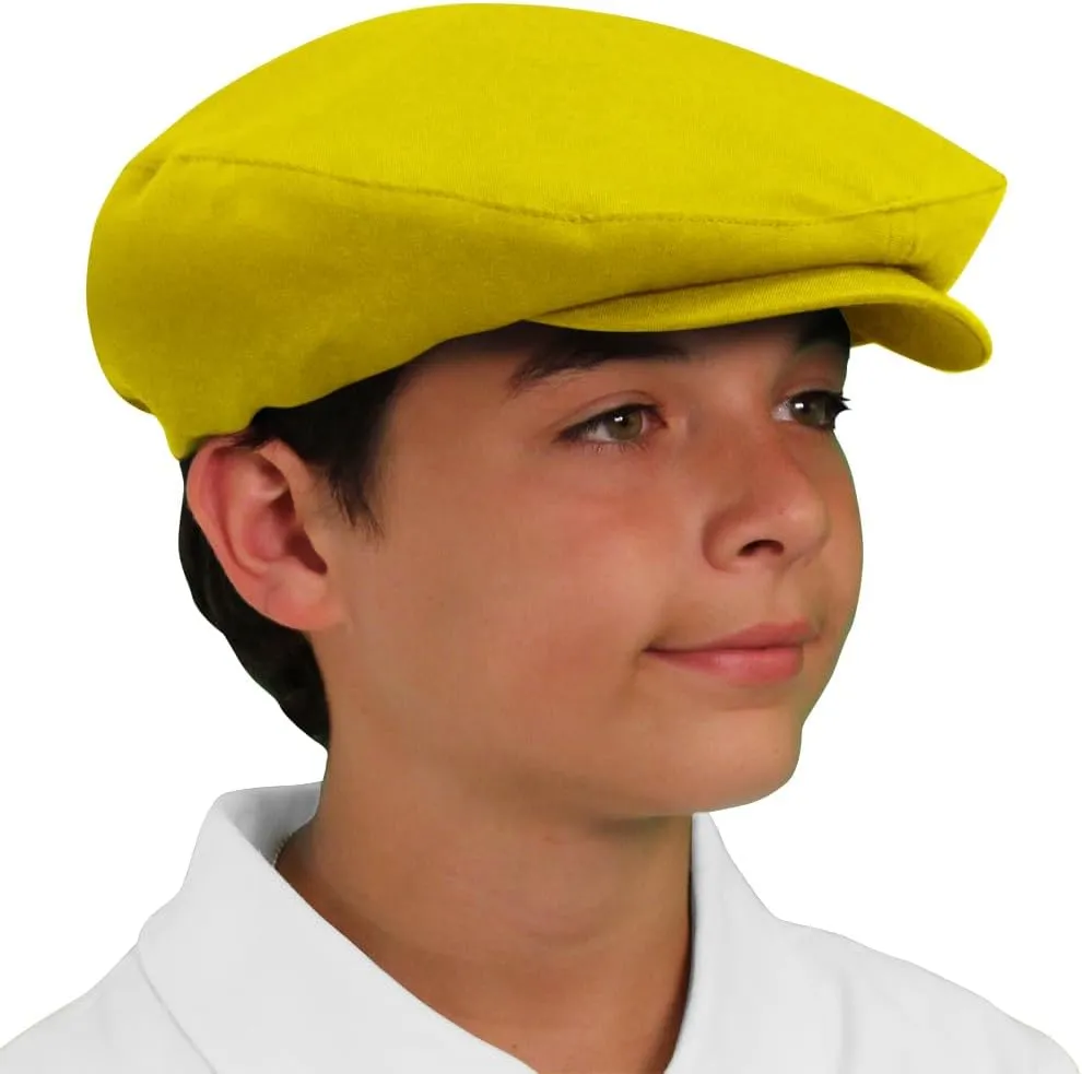 Flat Newsboy Ivy Hat, Traditional Golf Cap, Ben Hogan 'Par 3' - Gatsby Flat Hat, Vintage Mens Microfiber