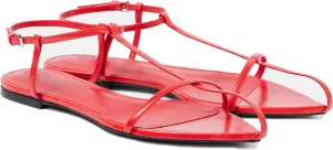 Flat Sandals for Women with Metal Buckle Ankle Strappy Ladies Fashion Slide Sandals Comfortable Summer Open Toe Women Sandals Dressy.
