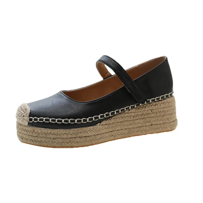 Flat Shoes for Women Wedge Platform Casual Espadrilles Barefoot Comfortable Fashion   Offer