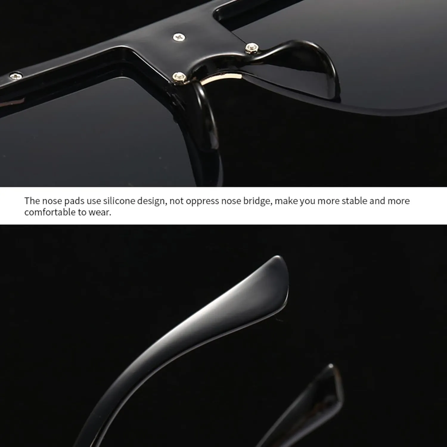 Flat-top Large-frame Sunglasses Modern Charming Street Style Sunglasses Style Women