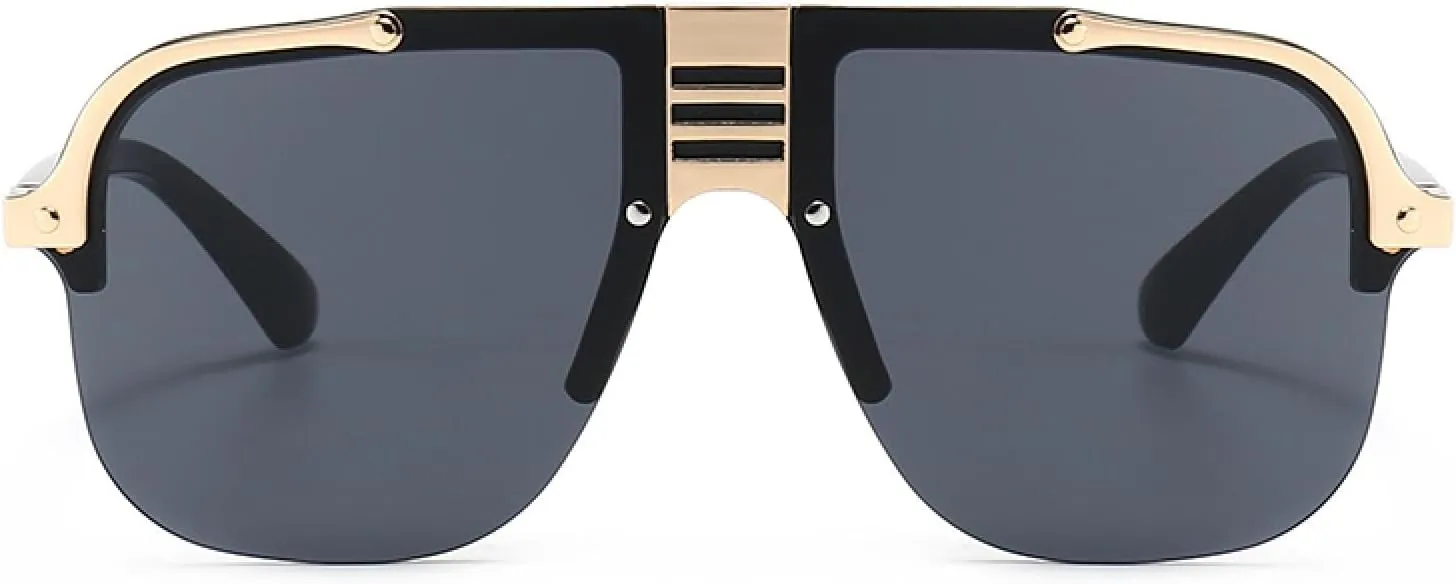 Flat-top Large-frame Sunglasses Modern Charming Street Style Sunglasses Style Women