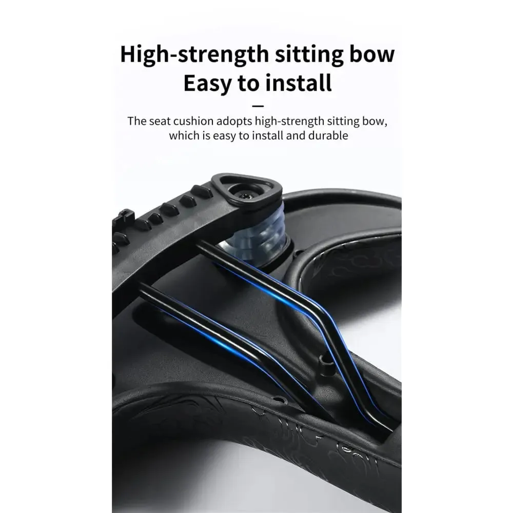 Flat Widen Comfortable Bicycle Saddle