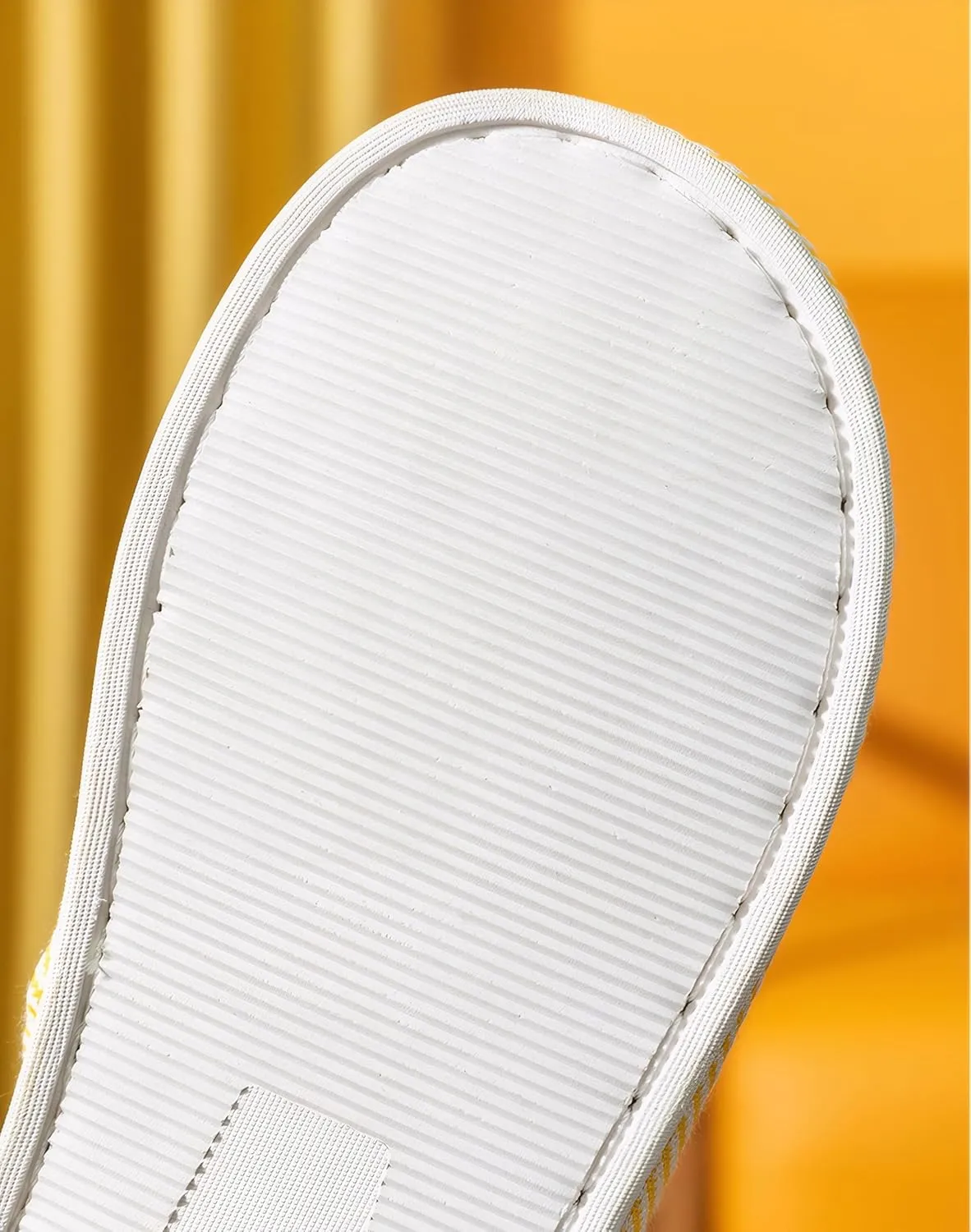 Flax Linen Blend Breathable Solid Color Slippers for Men