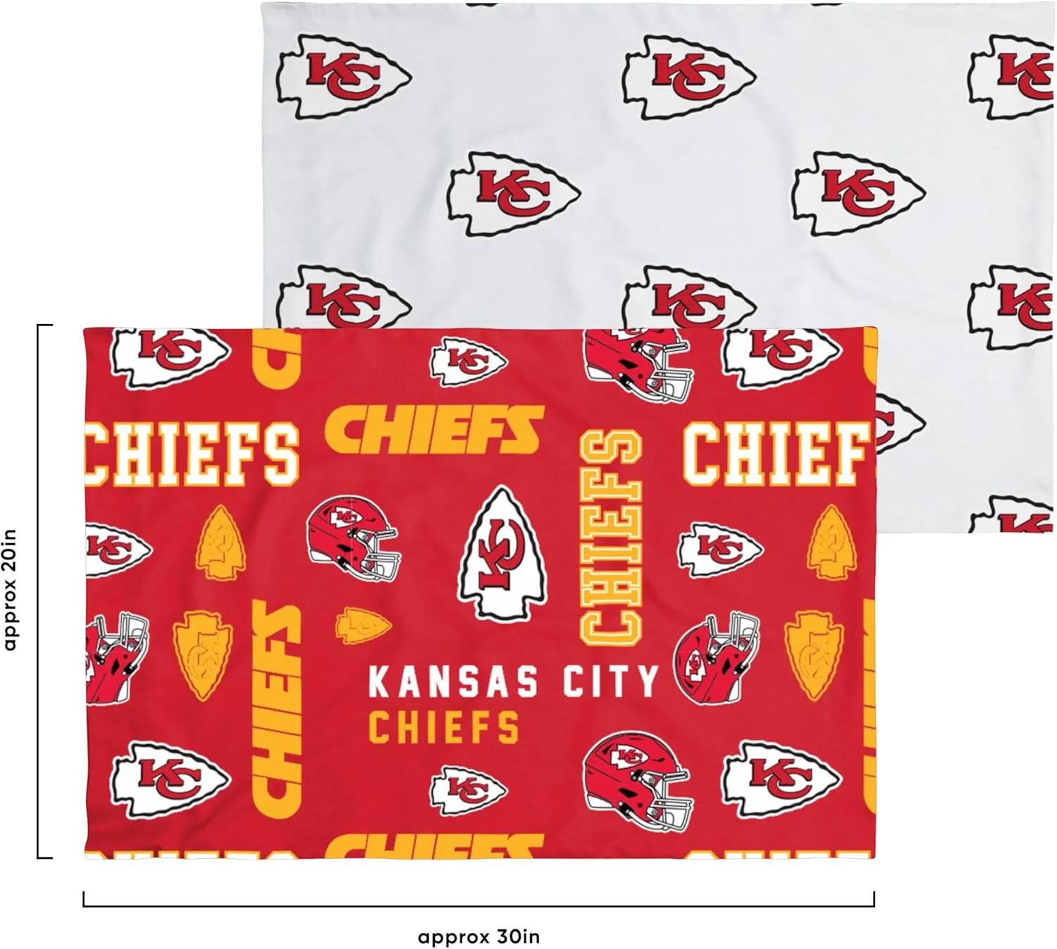 FOCO Unisex-Adult NFL Team Logo Bed in a Bag Comforter, Sheets, Pillow Cases Bedding 5-Piece Set