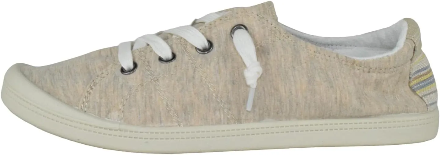 Forever Flat Women's Shoes Linen Canvas Slip-On Sneakers Lace Up Loafers Comfortable Fashion Sneakers